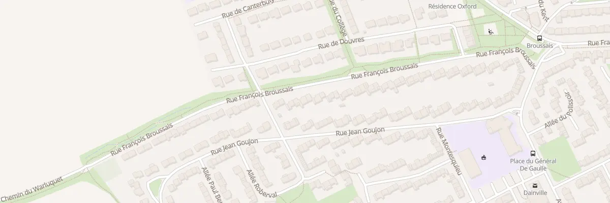 Plan du 104 Rue François Broussais à Dainville