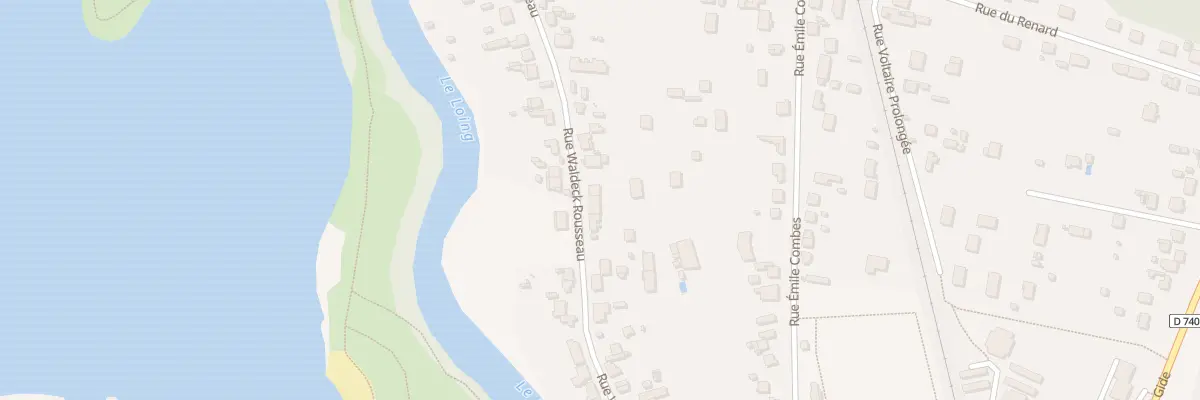 Plan du 34 Rue Waldeck Rousseau à Châlette-sur-Loing