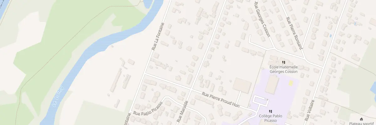 Plan du 6 Rue Pierre Brossolette à Châlette-sur-Loing