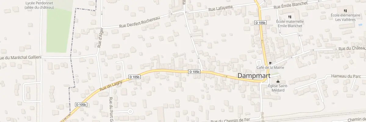 Plan du 50B Rue de Lagny à Dampmart