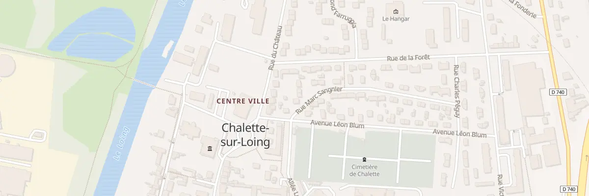 Plan du 3 Rue Marc Sangnier à Châlette-sur-Loing