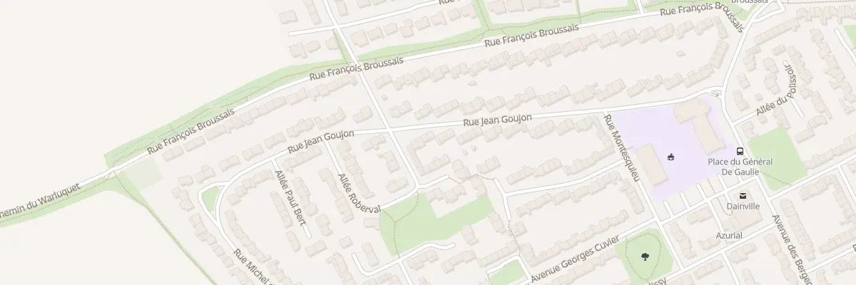 Plan du 40 Rue Jean Goujon à Dainville