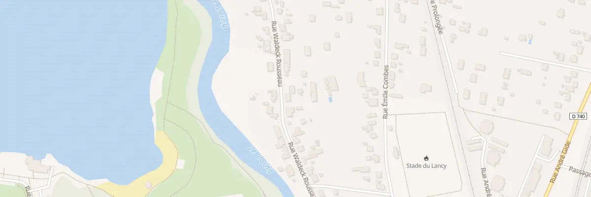 Plan du 26 Rue Waldeck Rousseau à Châlette-sur-Loing
