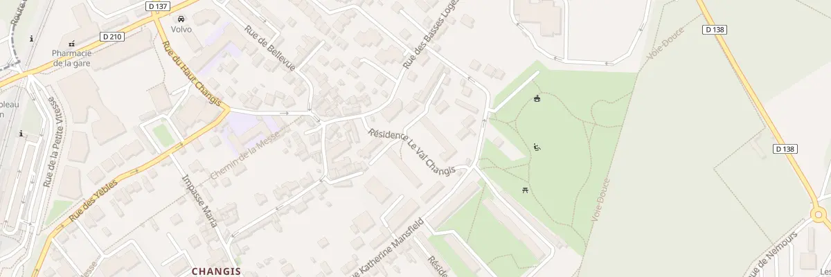Plan du 2B Rue des Basses-Loges à Avon