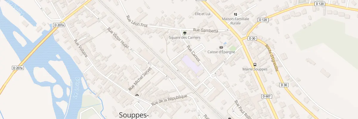 Plan du 3 Rue Baudin à Souppes-sur-Loing