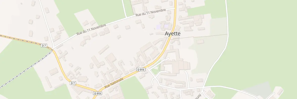 Plan du 36 Rue Nationale à Ayette