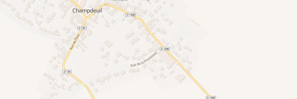 Plan du 3 Rue de la Procession à Champdeuil