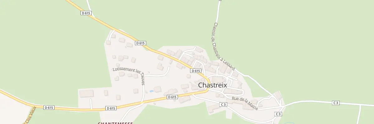 Plan du 5025 Les Tauves à Chastreix