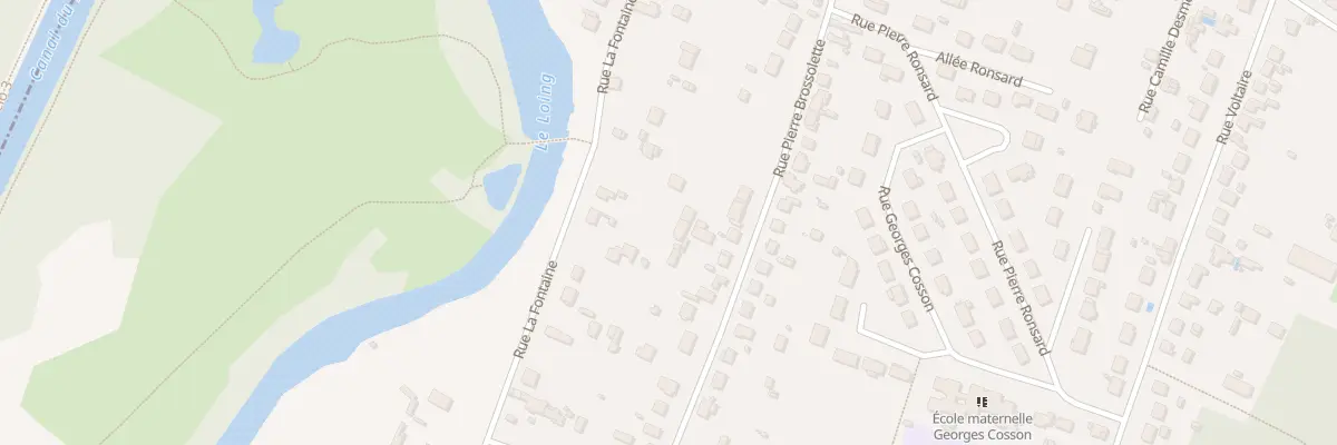 Plan du 44 Rue La Fontaine à Châlette-sur-Loing