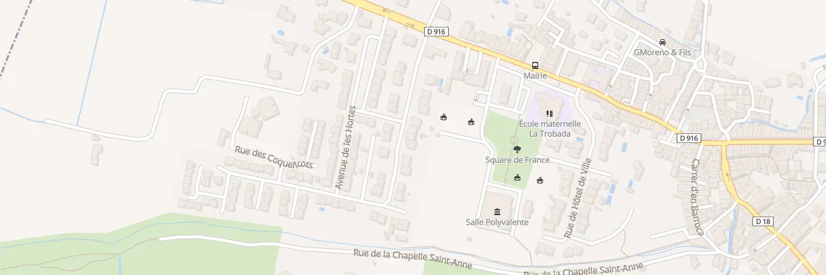 Plan du 13 Rue l’Ensoleille à Saint-Féliu-d’Avall