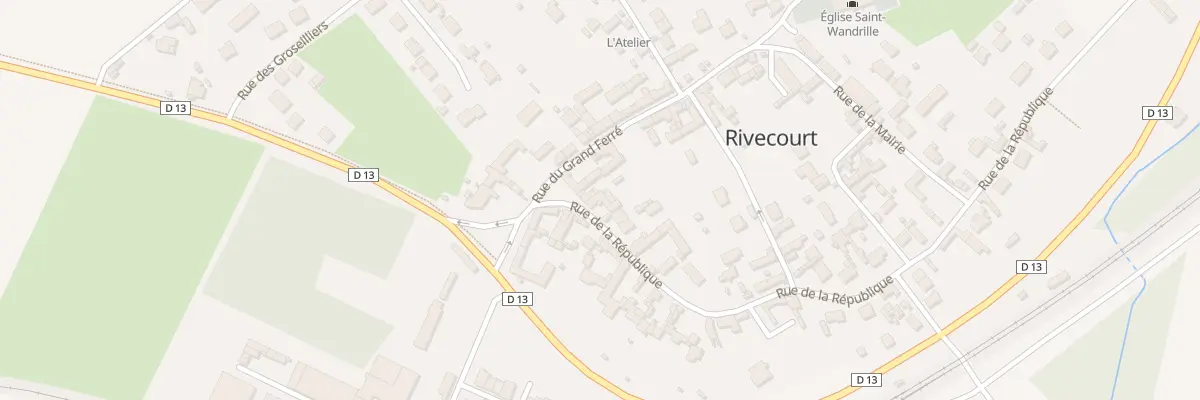 Plan du 5 Rue de la République à Rivecourt