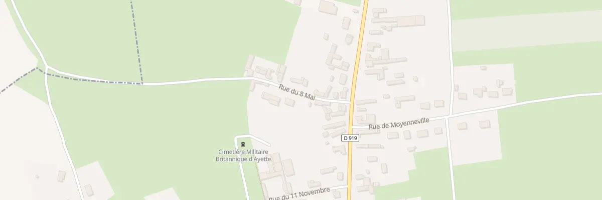 Plan du 1B Rue du Huit Mai à Ayette