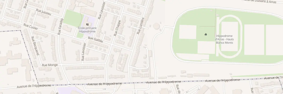 Plan du 18 Rue Lumière à Arras