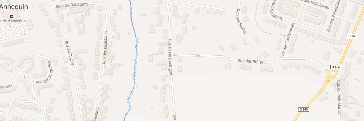 Plan du 25 Rue Basse Boulogne à Cambrin