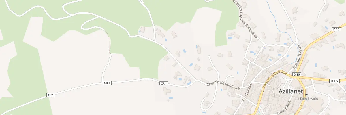 Plan du 5255 Les Horts et Mourel Rouge à Azillanet