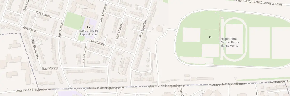 Plan du 20 Rue Lumière à Arras