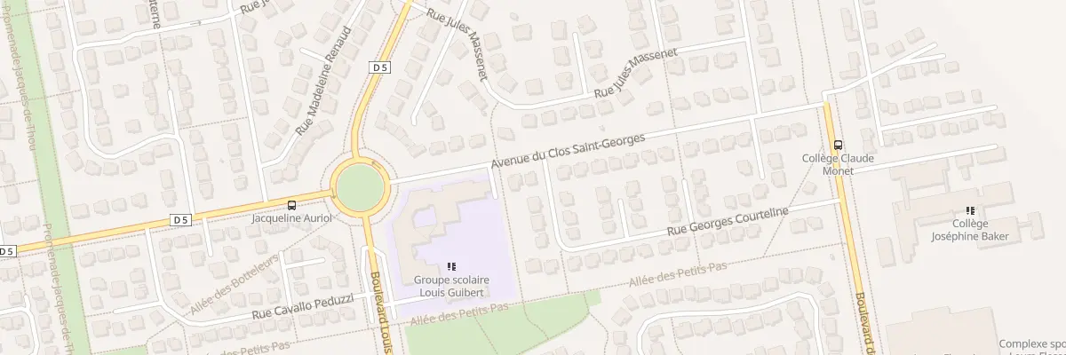 Plan du 154 Av du Clos Saint Georges à Bussy-Saint-Georges