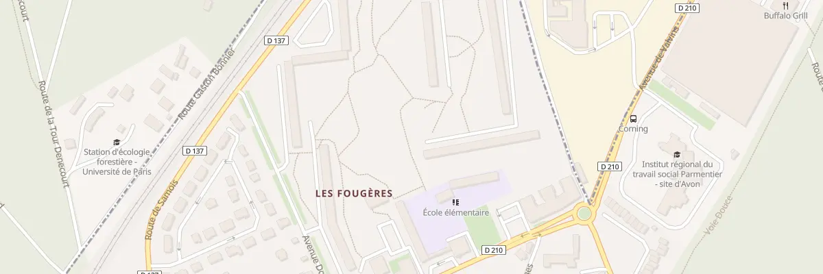 Plan du 9001 Ave de Gaulle 27 Fougeres à Avon