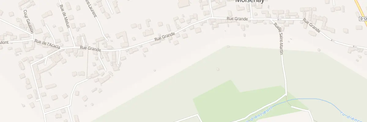 Plan du 26T Rue Grande à Moisenay