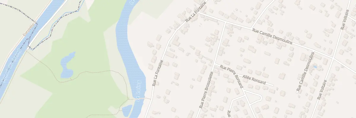 Plan du 56 Rue La Fontaine à Châlette-sur-Loing