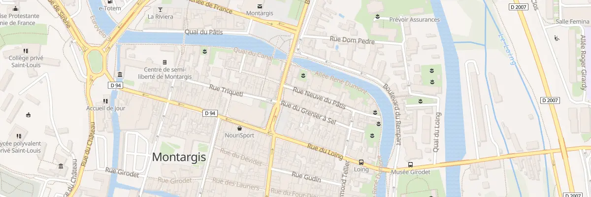 Plan du 6 Rue Neuve du Pâtis à Montargis