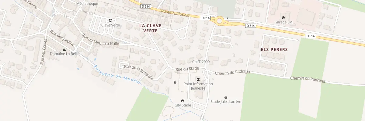 Plan du 11 Rue du Stade à Corneilla-la-Rivière