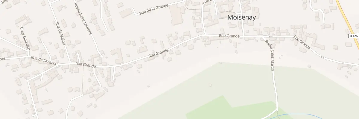Plan du 26A Rue Grande à Moisenay
