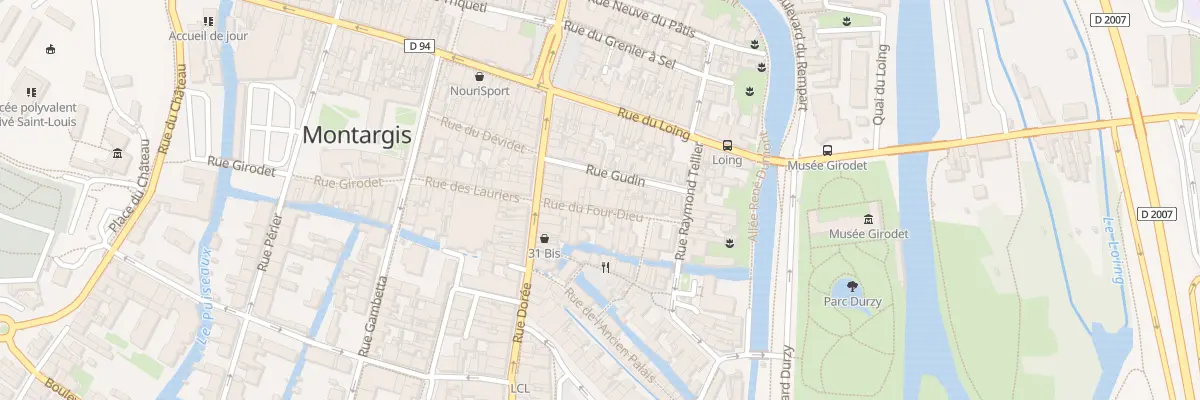 Plan du 7B Rue du Four Dieu à Montargis