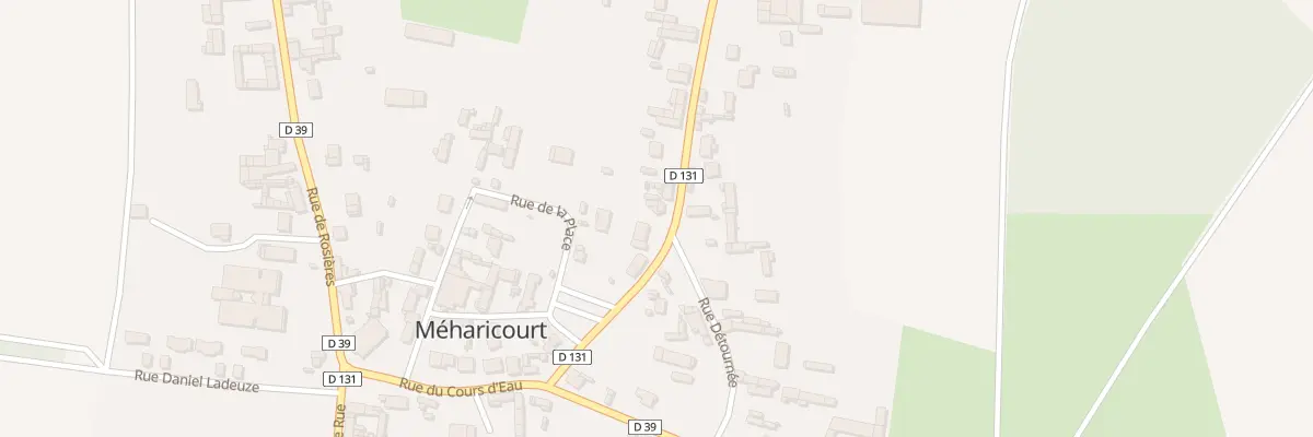 Plan du 11 Rue de Lihons à Méharicourt
