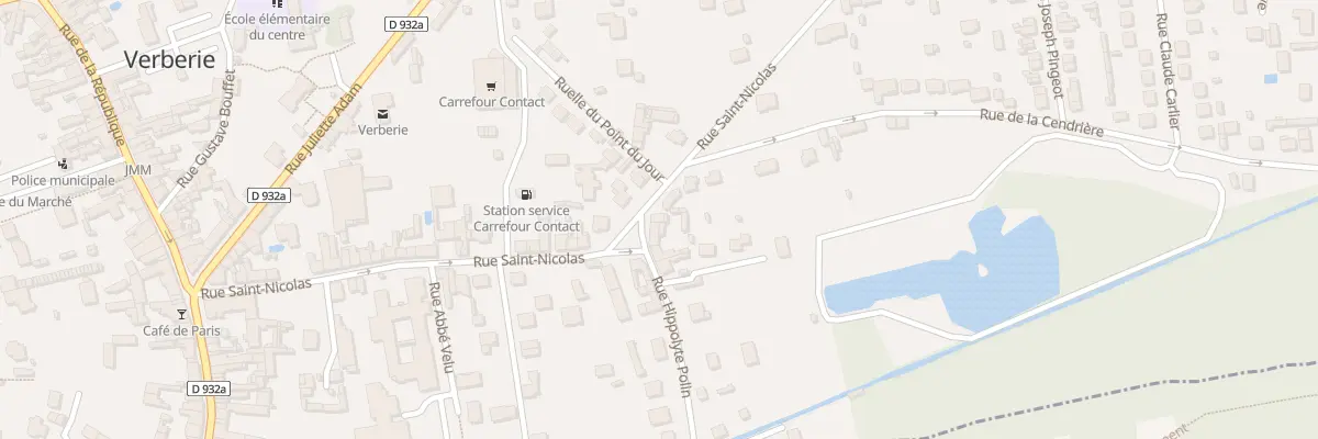 Plan du 36 Rue St Nicolas à Verberie