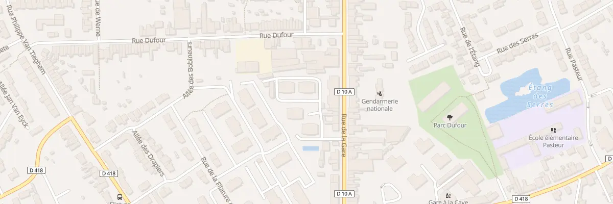 Plan du 120 Rue de la Gare à Bailleul