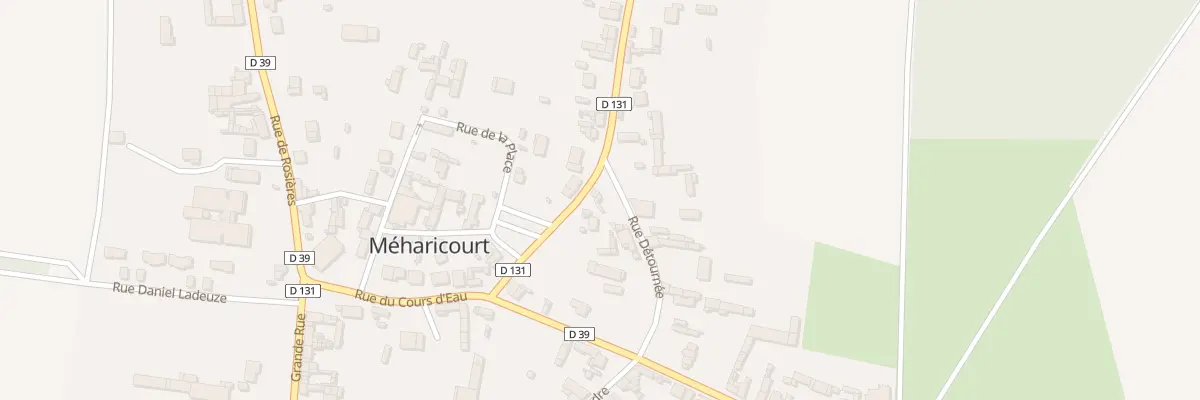 Plan du 4 Rue de Lihons à Méharicourt