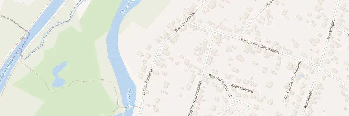 Plan du 58B Rue La Fontaine à Châlette-sur-Loing