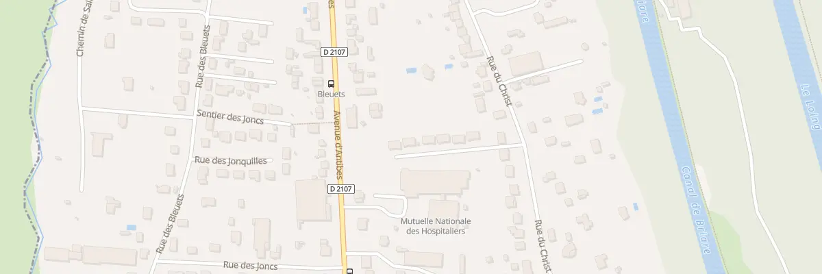 Plan du 298 Rue du Christ à Amilly