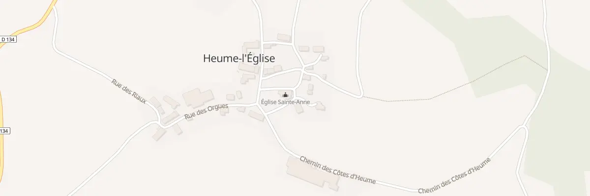Plan du 5106 Bourg de Heume l’Eglise à Heume-l’Église