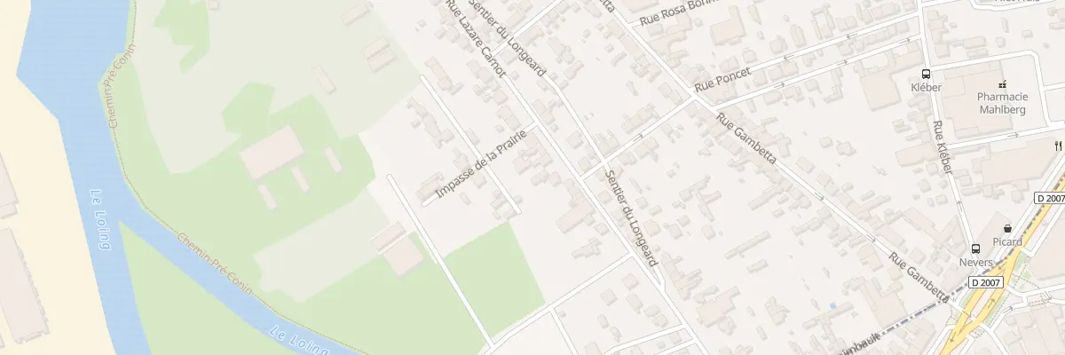 Plan du 40 Rue Lazare Carnot à Châlette-sur-Loing