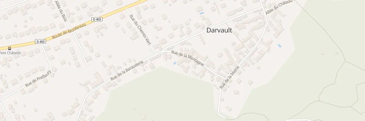 Plan du 6 Rue de la Montagne à Darvault