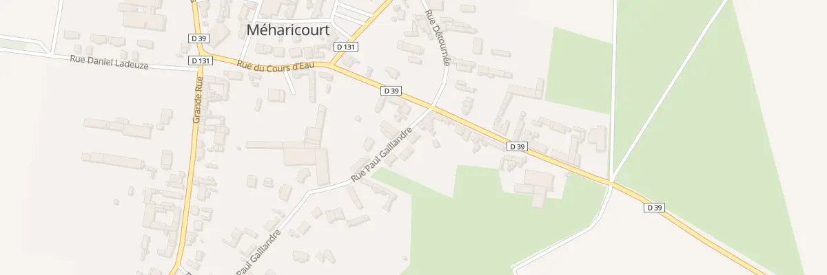 Plan du 5 Rue Paul Gaillandre à Méharicourt