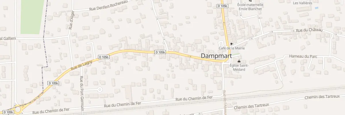 Plan du 45 Rue de Lagny à Dampmart