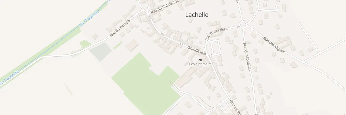 Plan du 20 Gr Grande Rue à Lachelle