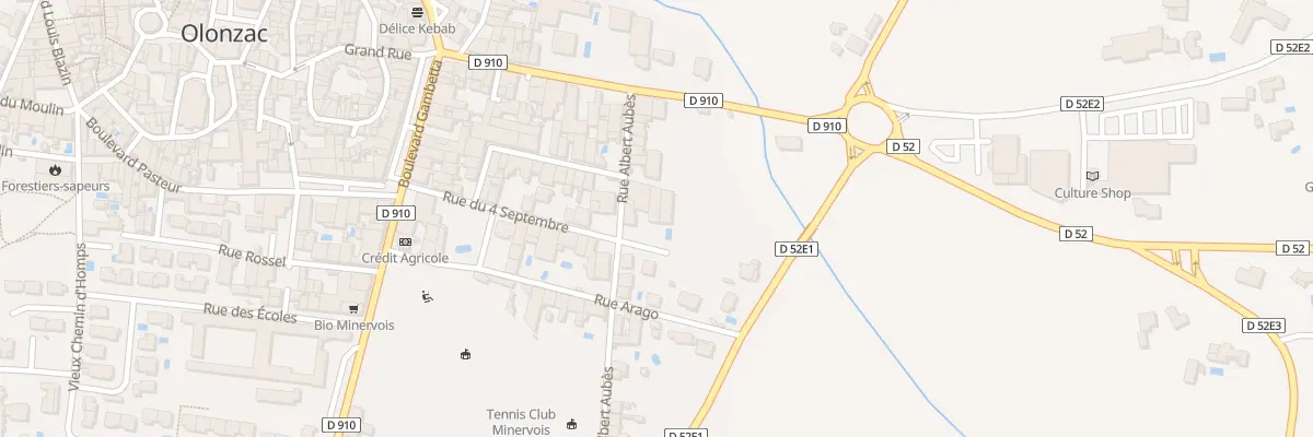 Plan du 3 Pl du Point du Jour à Olonzac