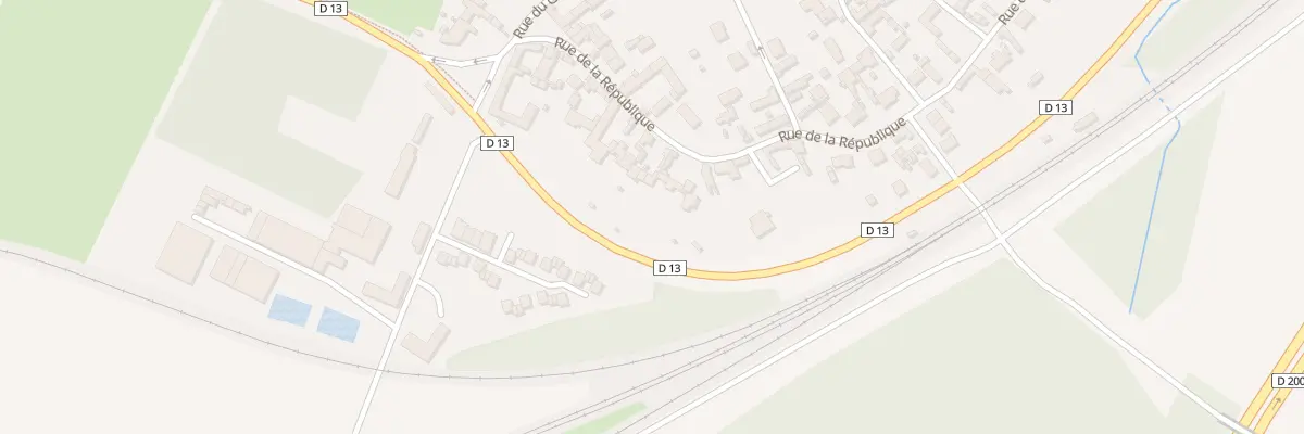 Plan du 18 Rue de la République à Rivecourt