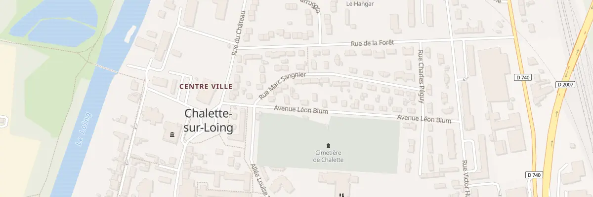 Plan du 7 Av Léon Blum à Châlette-sur-Loing