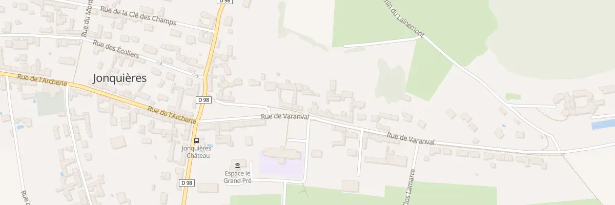 Plan du 6 Rue de Varanval à Jonquières