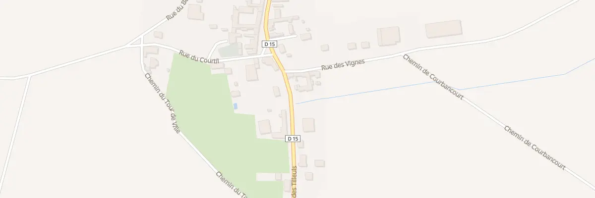Plan du 1 Rue des Vignes à Biermont
