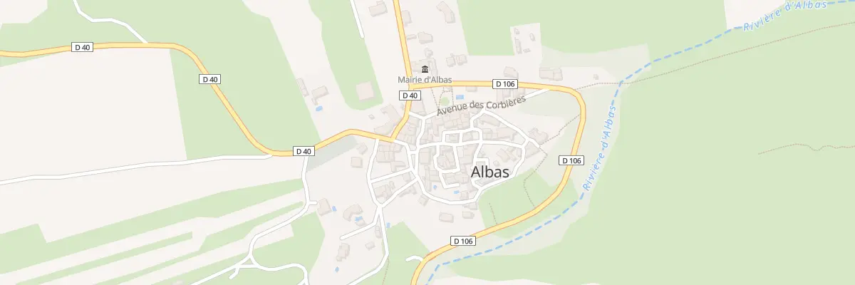 Plan du 2 Rue de la Fontaine à Albas