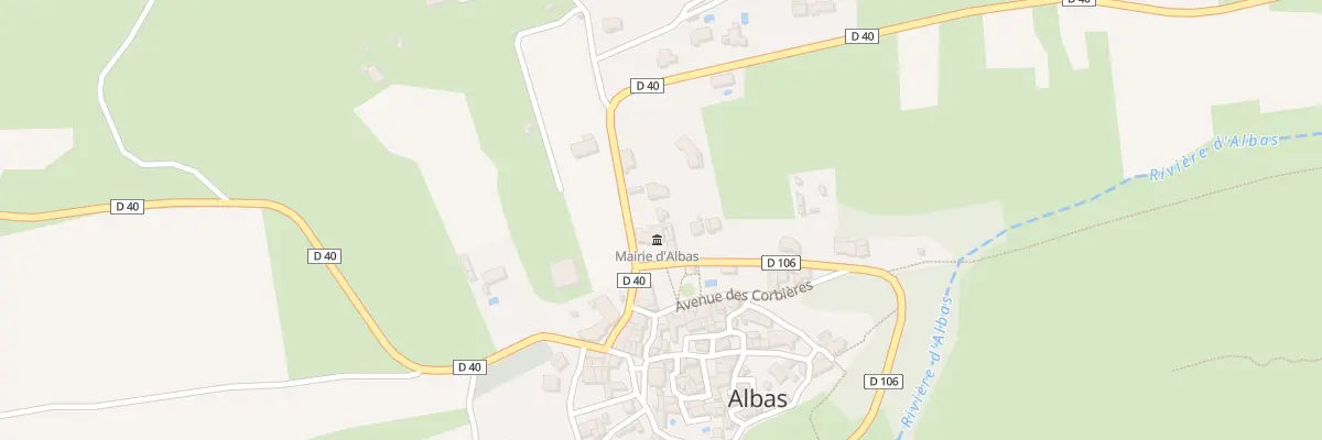Plan du 2 Rte du Prat à Albas