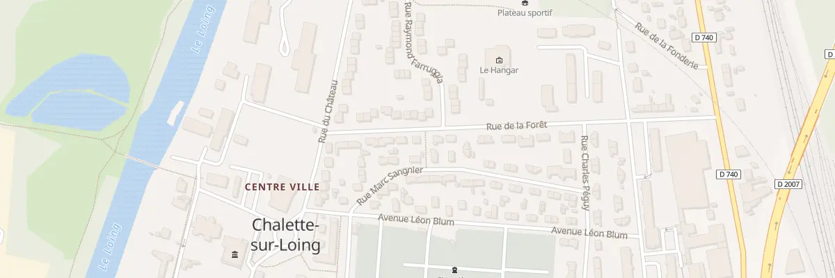 Plan du 12 Rue de la Forêt à Châlette-sur-Loing