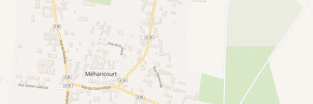 Plan du 8 Rue de Lihons à Méharicourt