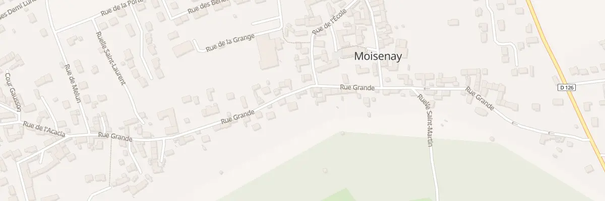 Plan du 26 Rue Grande à Moisenay